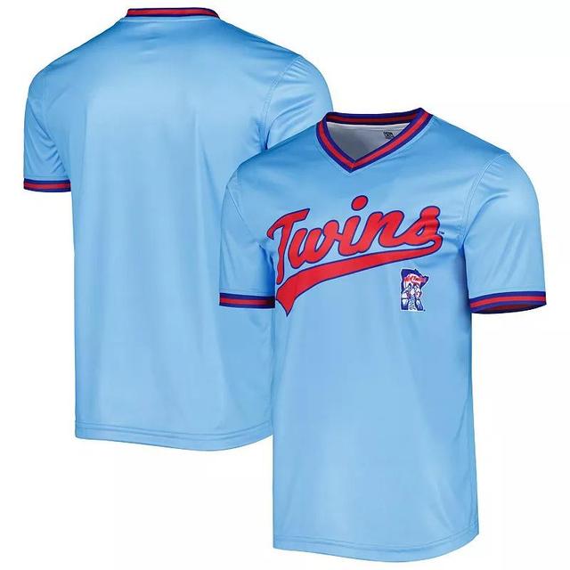 Mens Stitches Light Blue Minnesota Twins Cooperstown Collection Team Jersey - Light Blue Product Image