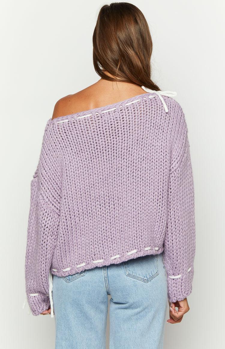 Bea Lilac Sweater Product Image