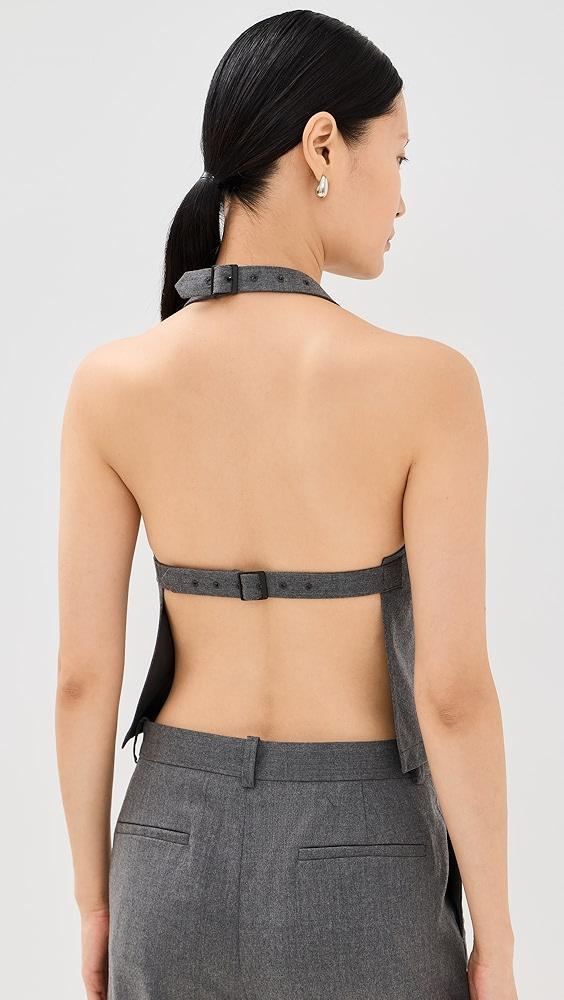 WARDROBE.NYC Backless Halter Top | Shopbop Product Image