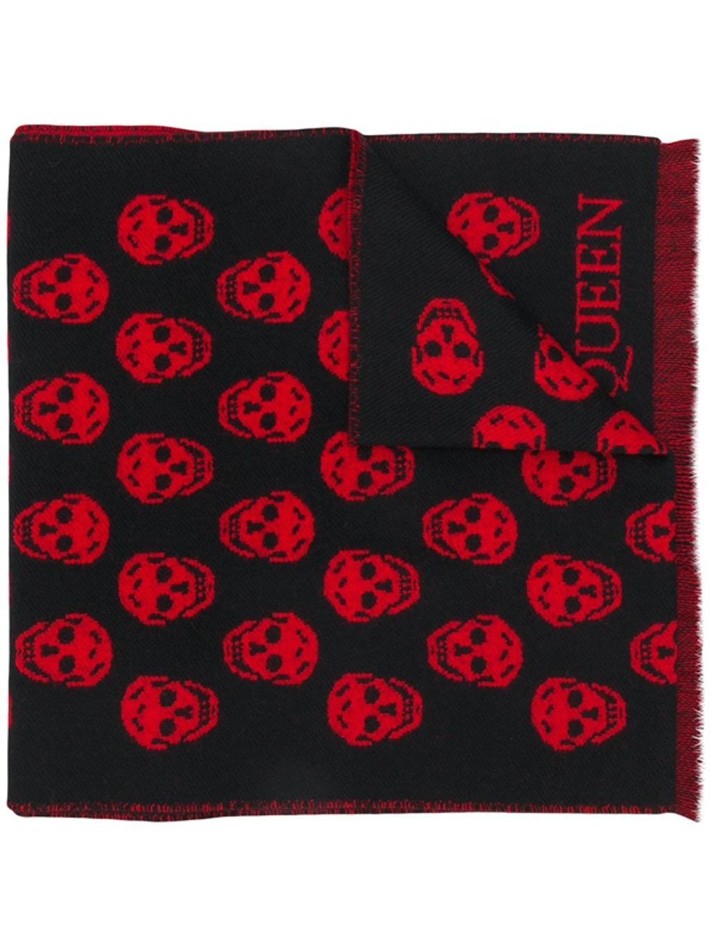 Skull Scarf Accessories In Black Product Image