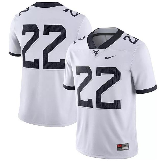 Mens Nike #22 West Virginia Mountaineers Game Jersey Product Image