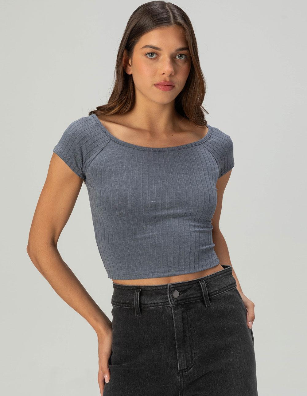 TILLYS Boat Neck Womens Tee Product Image