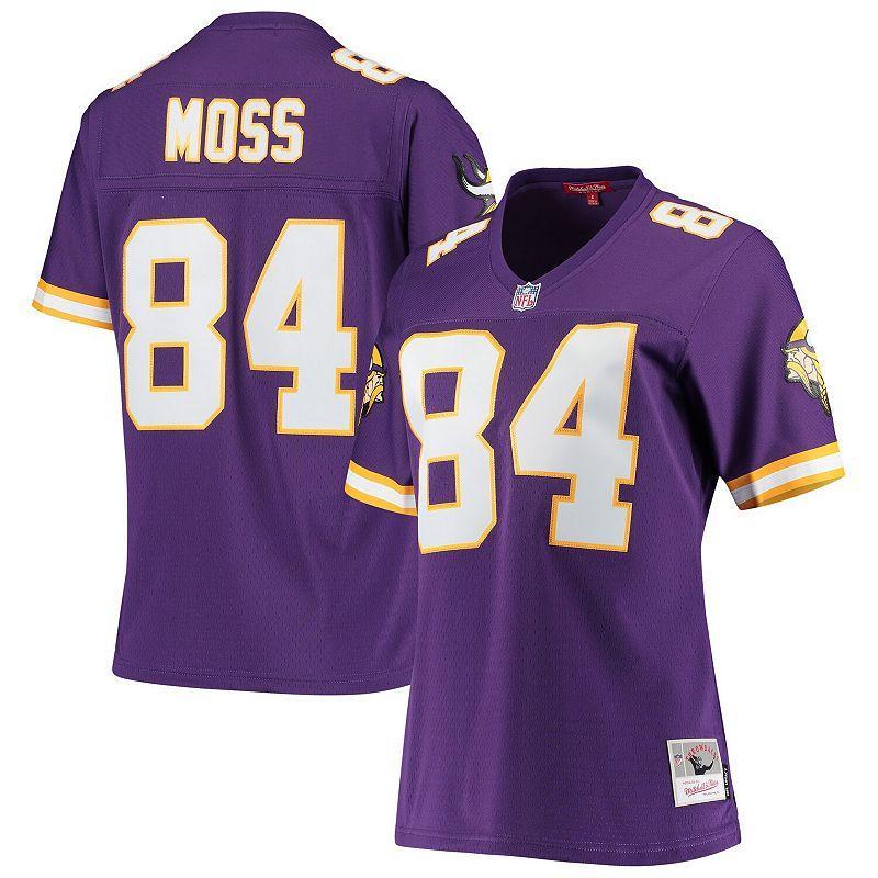 Womens Mitchell & Ness Randy Moss Minnesota Vikings Legacy Replica Team Jersey Product Image