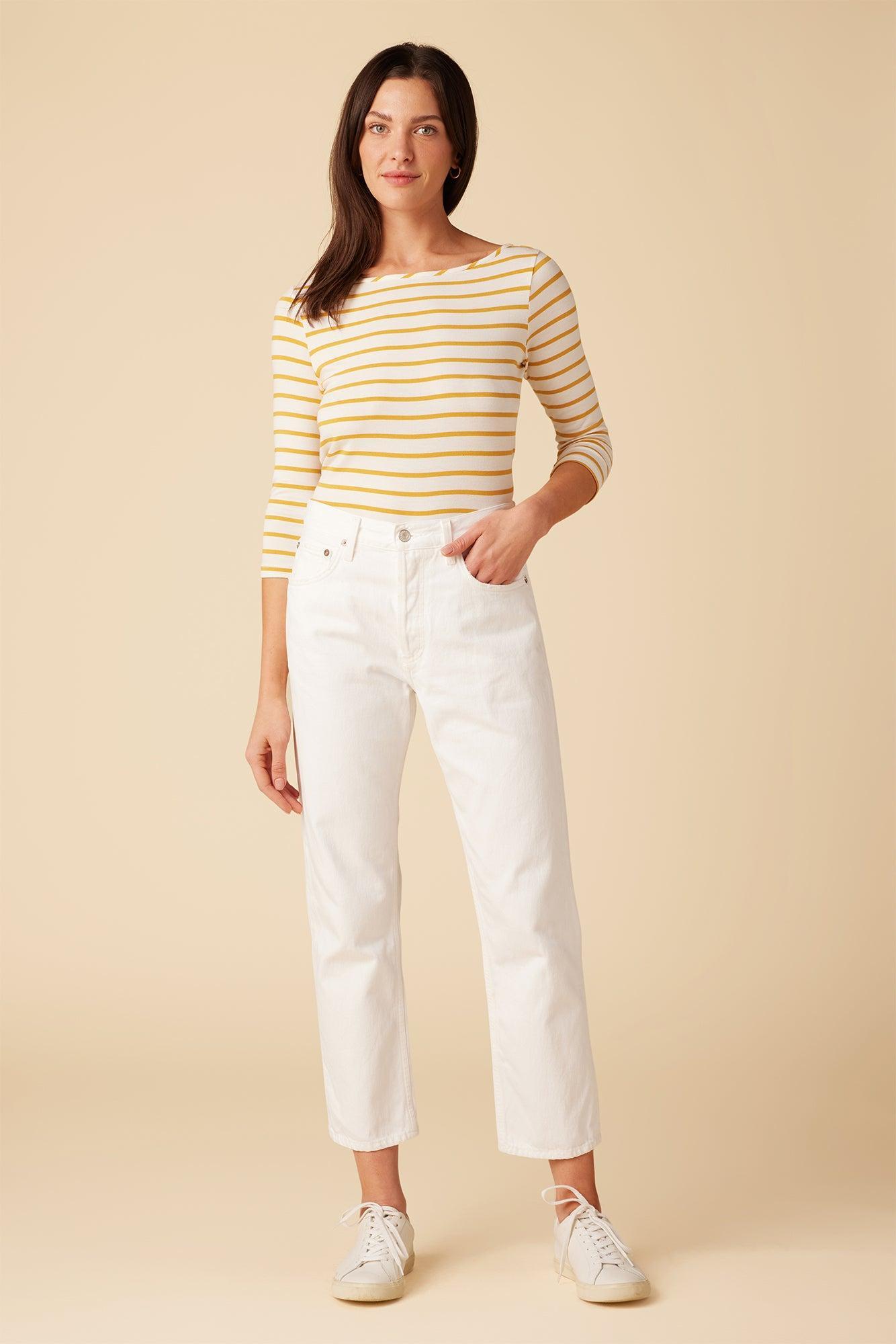 AGOLDE Parker Straight Crop Jean - Milkshake Product Image