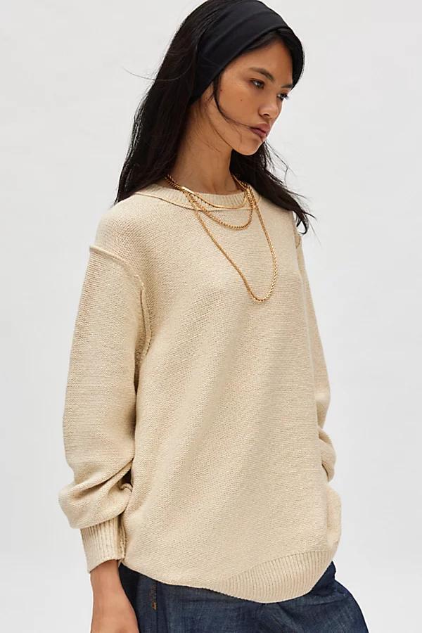 BDG Oaklyn Oversized Crew Neck Pullover Sweater Womens at Urban Outfitters Product Image