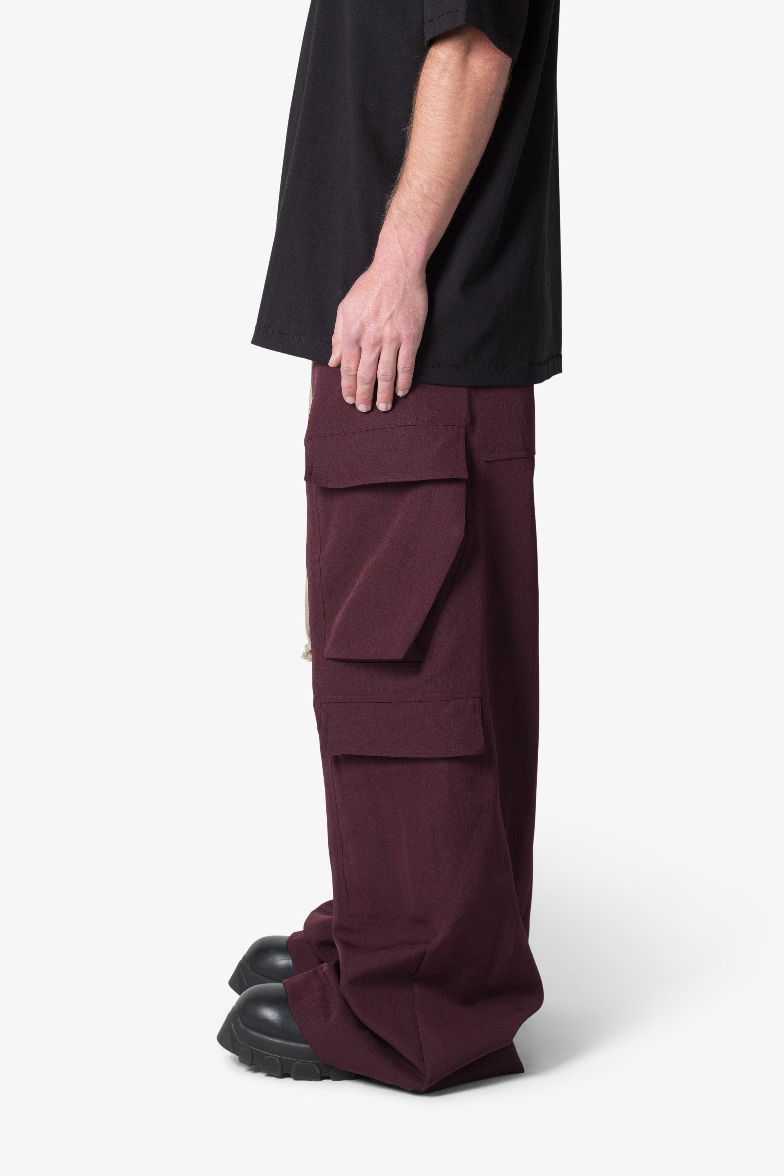 Rave Double Cargo Pants - Plum Product Image