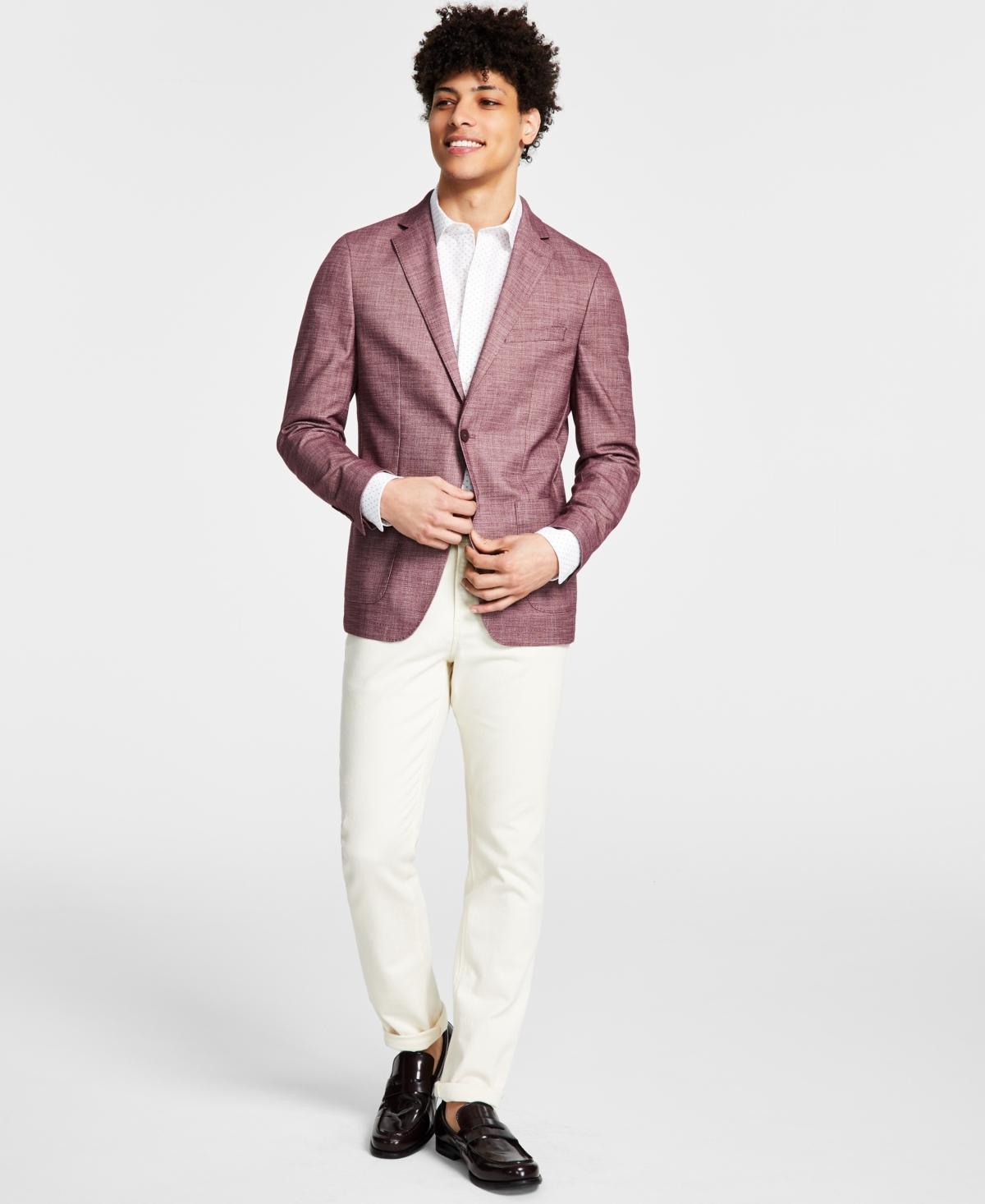 Calvin Klein Mens Solid Slim-Fit Soft Sport Coat Product Image