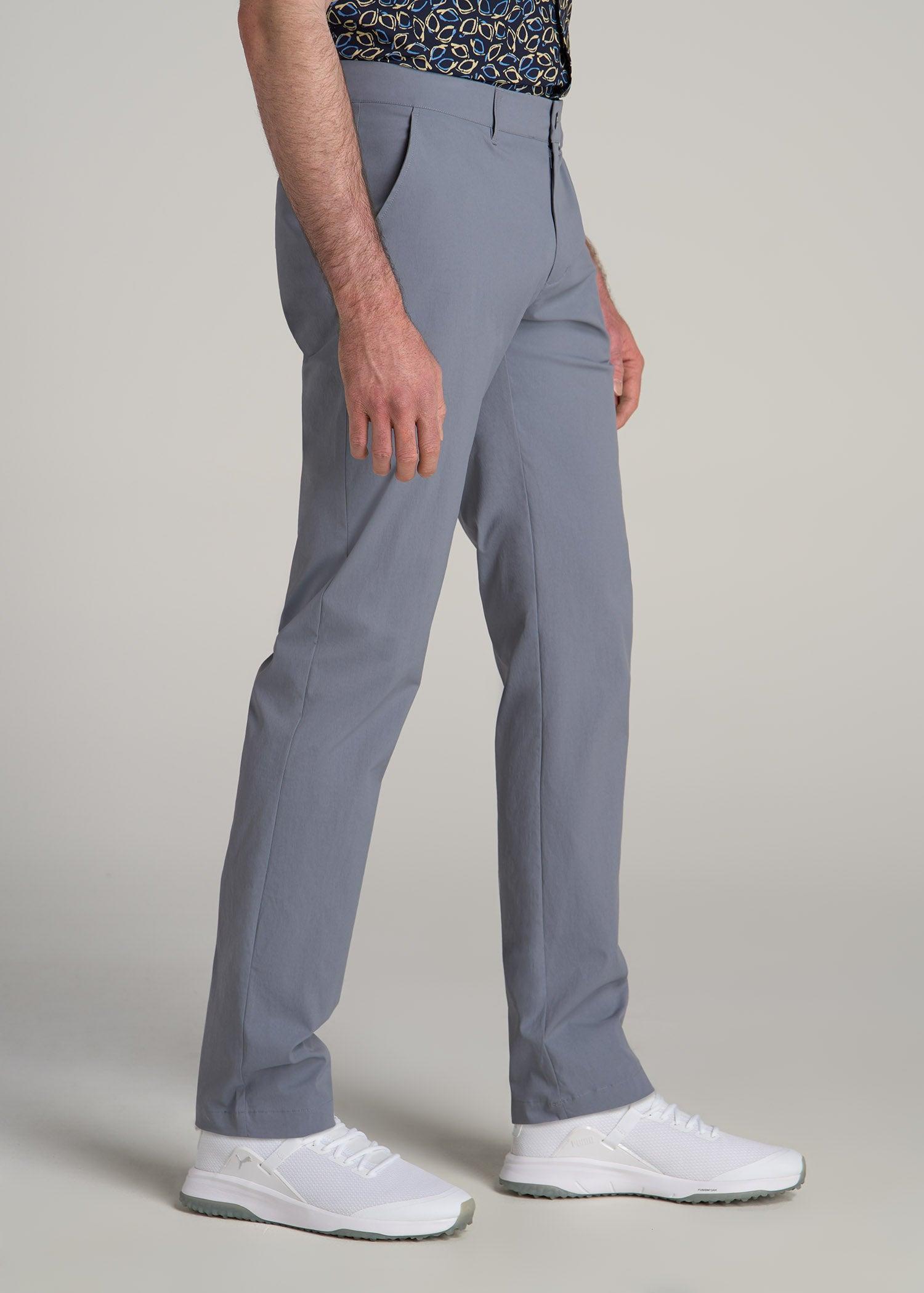 TAPERED FIT Traveler Chino Pants for Tall Men in Skyline Grey Male Product Image