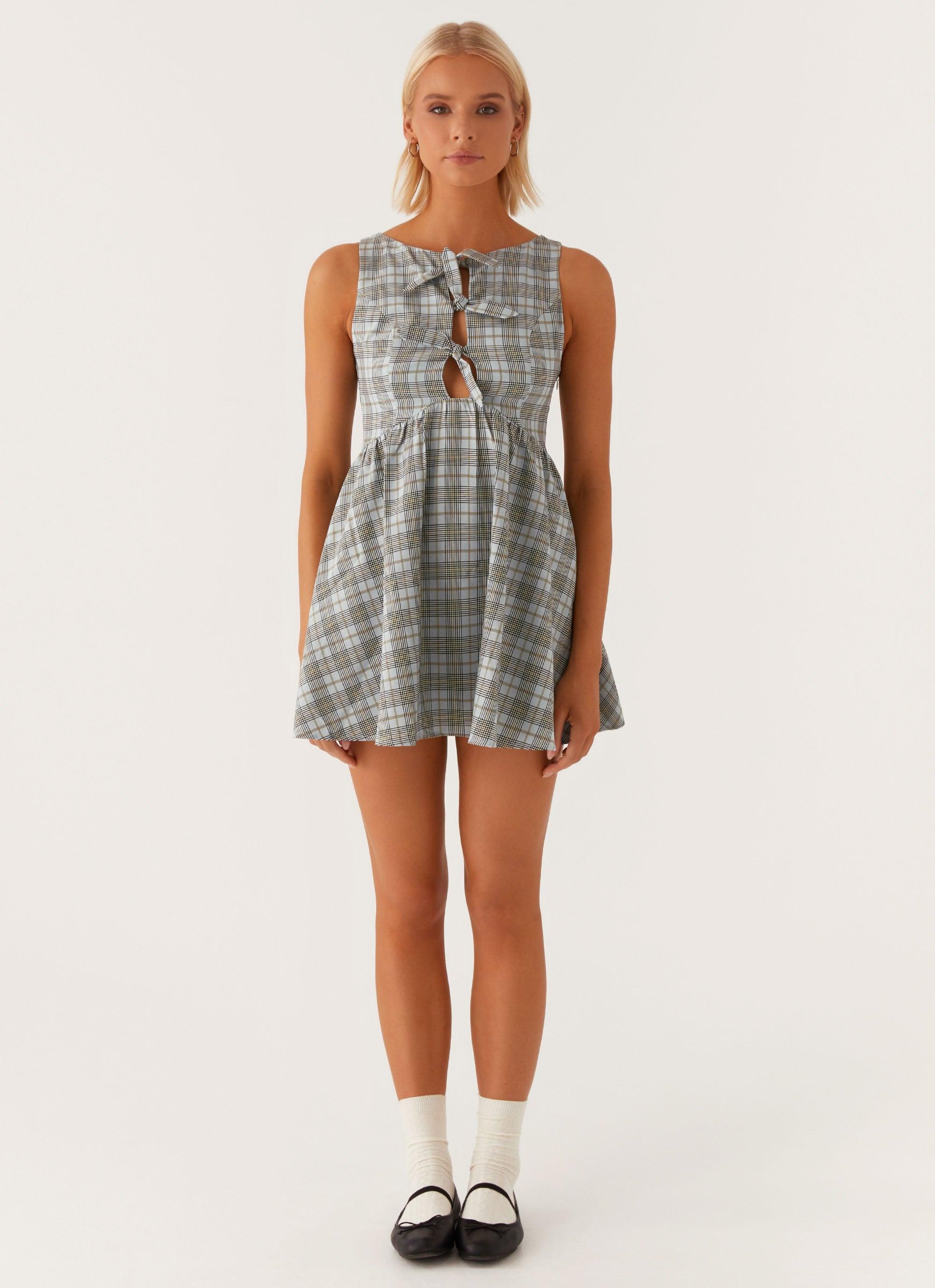 Steffie Mini Dress - Check Product Image