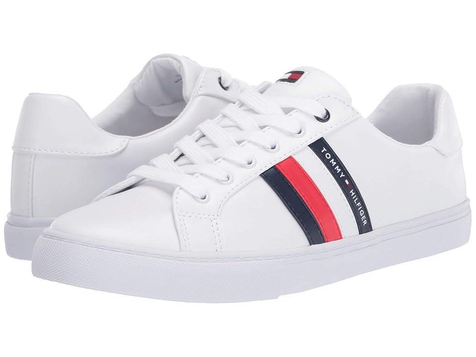 Tommy Hilfiger Womens Lawson Low-Cut Sneakers - White - Size 7.5 Product Image