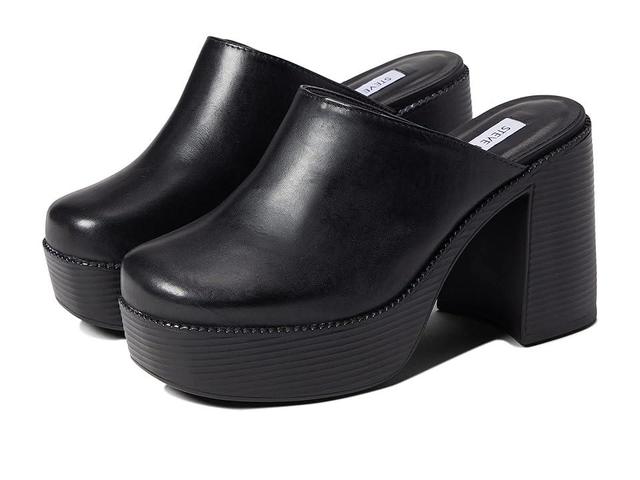 Steve Madden Bowe Clog Leather) Women's Shoes Product Image