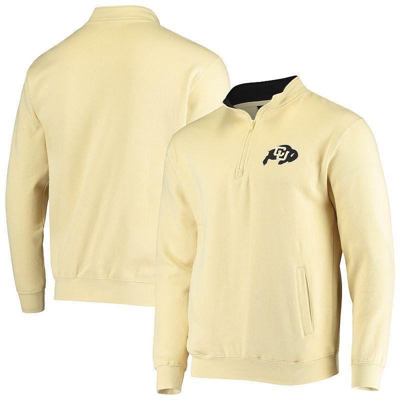 Mens Gold-Tone Colorado Buffaloes Tortugas Logo Quarter-Zip Jacket Product Image