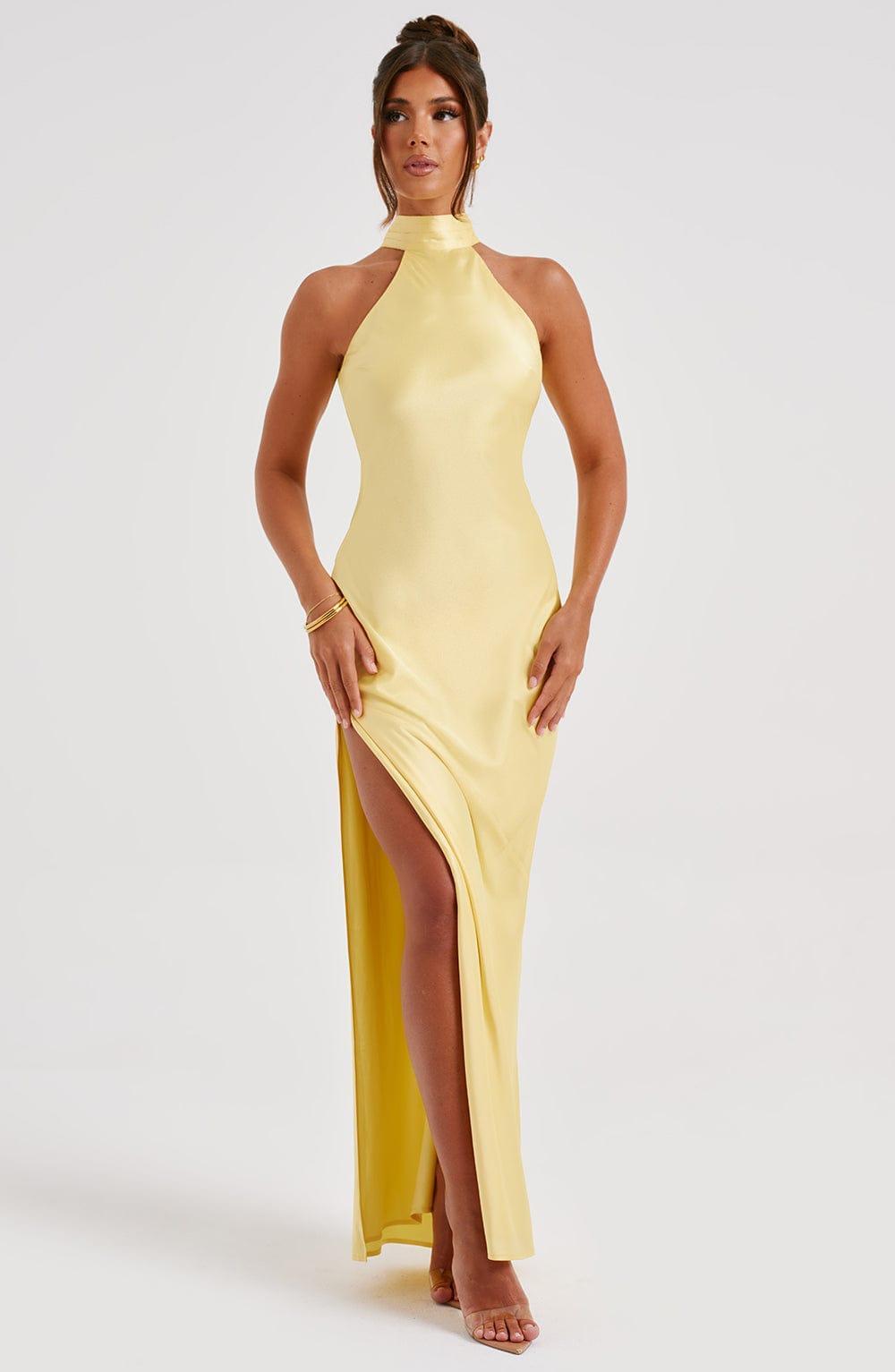 Etta Maxi Dress - Lemon Product Image