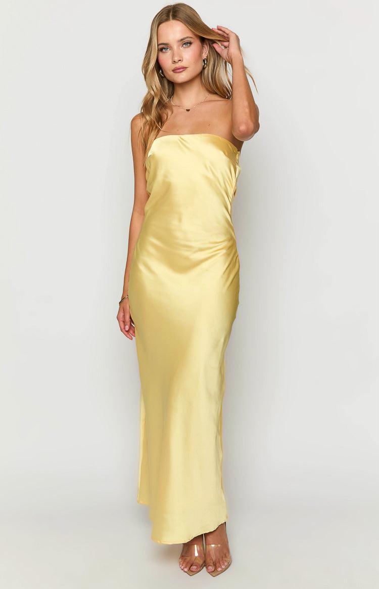 Libra Yellow Maxi Dress Product Image