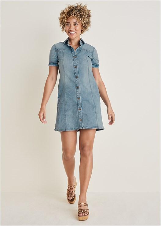 Denim Mini Dress product image