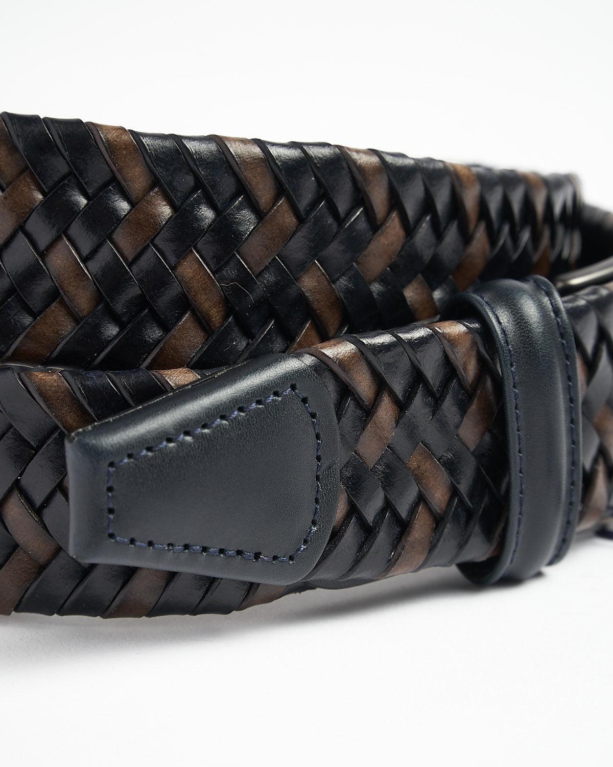 Anderson's Stretch Leather Braided Belt Product Image