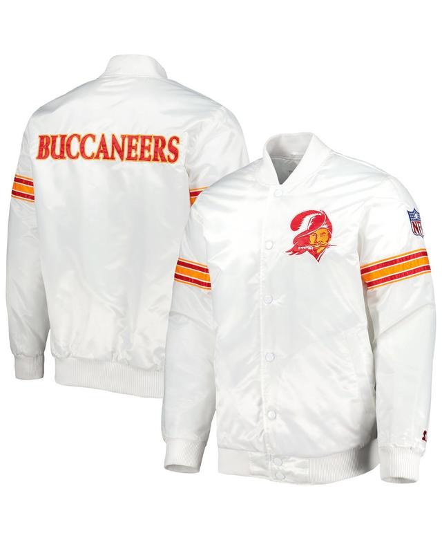 Mens Starter White Tampa Bay Buccaneers The Power Forward Full-Snap Jacket Product Image