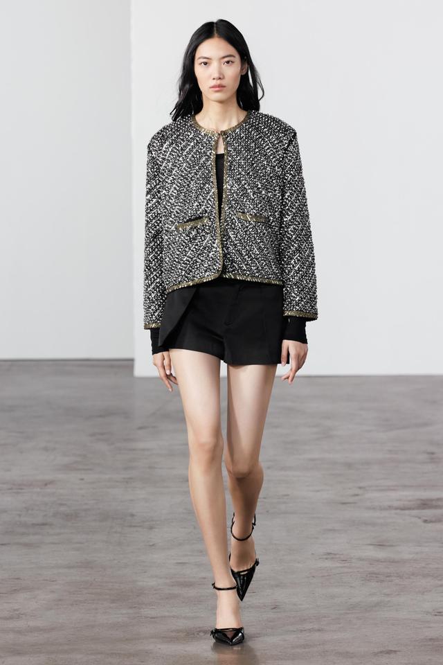 BEADED SEQUIN JACKET Product Image