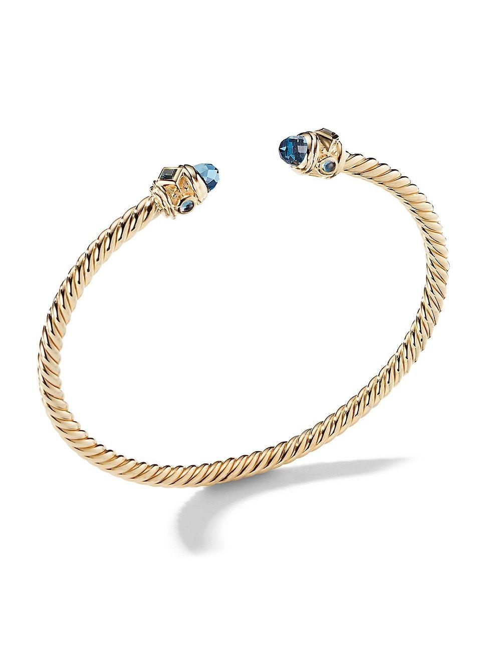 Womens Renaissance Cablespira Bracelet in 18K Yellow Gold Product Image