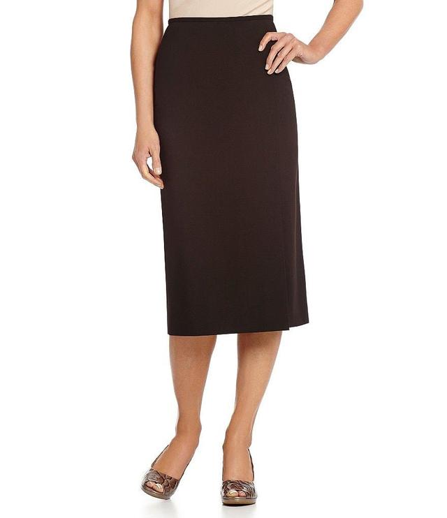 Preston & York Bessie Mid Rise Side Slit Midi Pencil Skirt Product Image