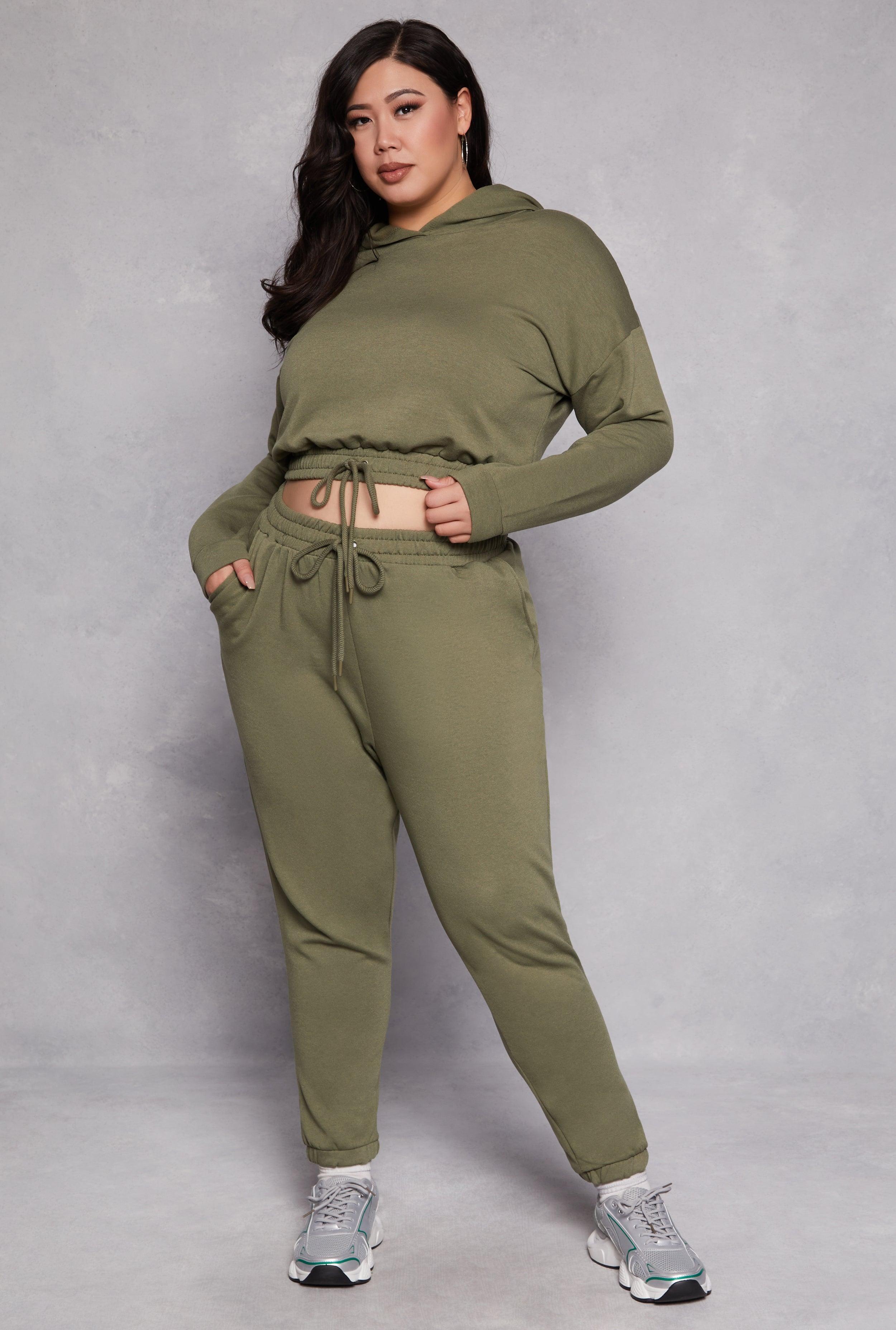 Womens Plus Size Iris Fleece Drawstring Sweatpants product image