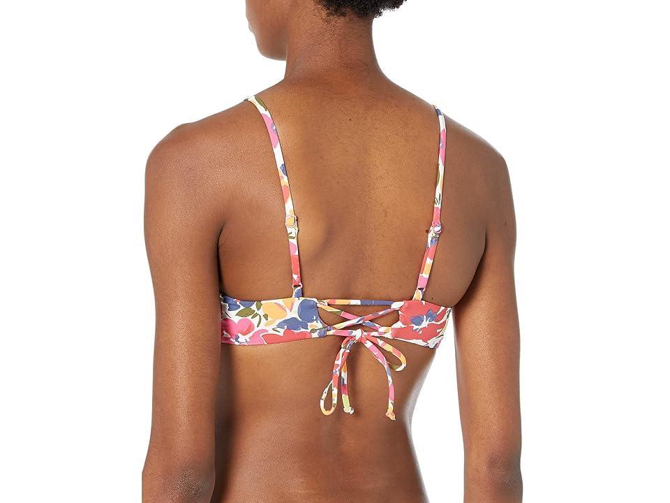 Roxy Printed Beach Classics Athletic Top (Bijou Blue Tropical Daze) Women's Swimwear Product Image