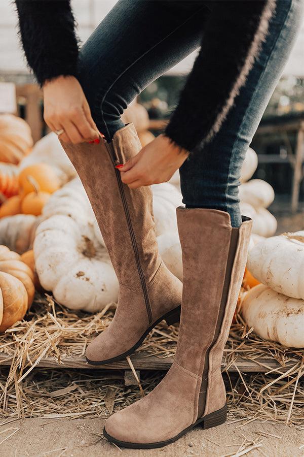 The Violet Faux Suede Boot Product Image