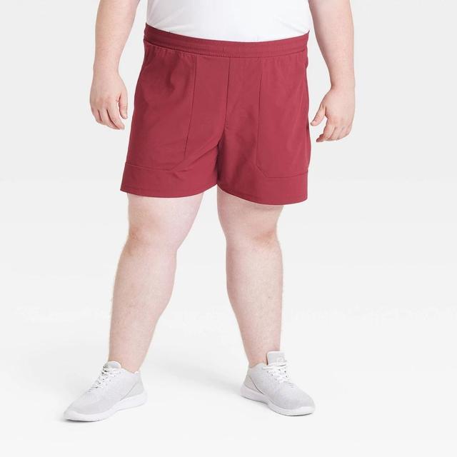 Mens Big Versatility Shorts 6 - All In Motion Dark Red 2XL Product Image