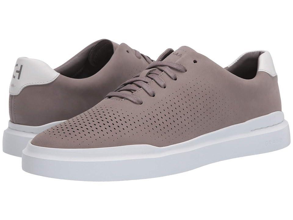 Cole Haan Mens GrandPr Rally Laser Cut Sneaker - Grey Size 7 Product Image