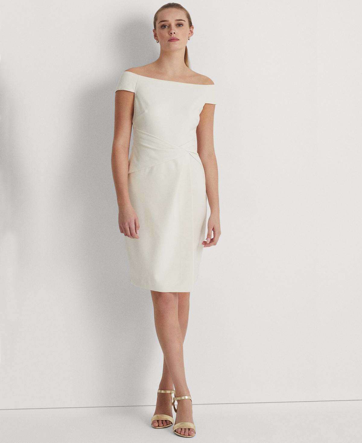 Lauren Ralph Lauren Womens Off-The-Shoulder Dress Product Image