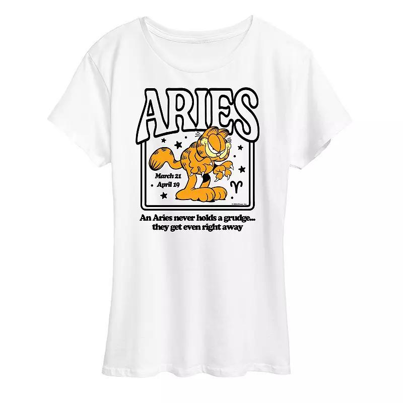 Plus Garfield Aries Graphic Tee, Womens Product Image