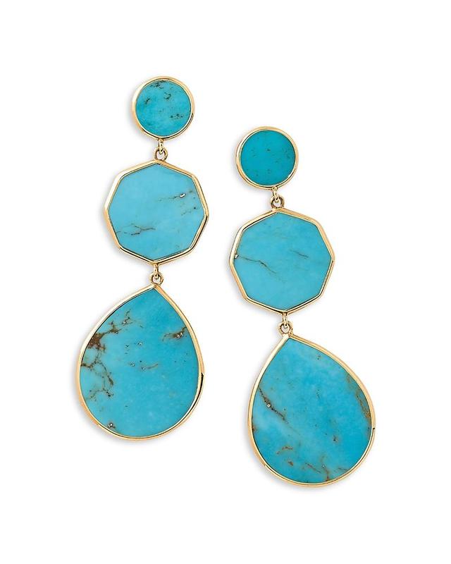 Ippolita Three-Stone Teardrop Earrings Product Image