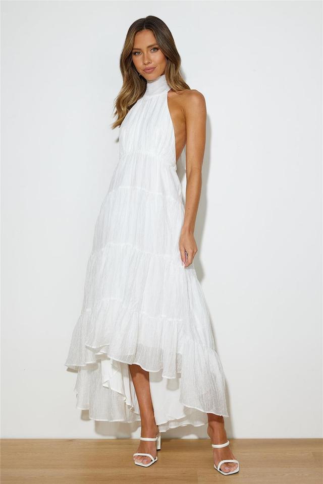 Entrance Is Yours Maxi Dress White Product Image