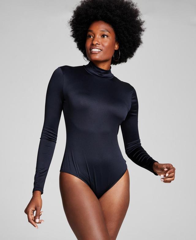 And Now This Womens Mock-Turtleneck Long-Sleeve Bodysuit Product Image