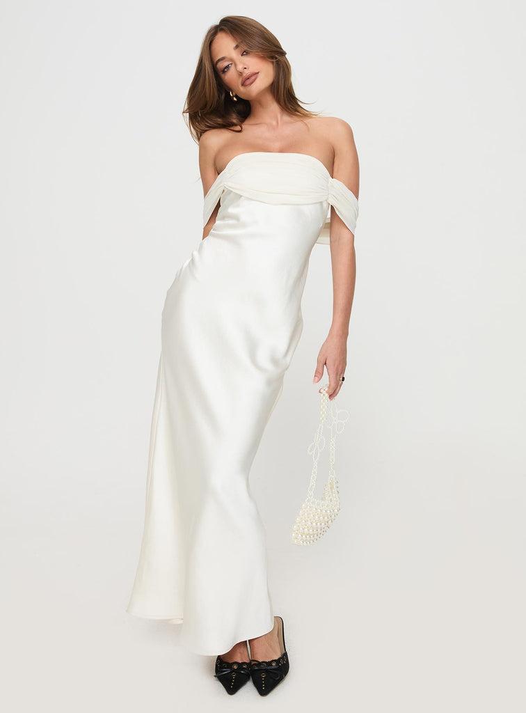 Adoration Maxi Dress Cream Product Image