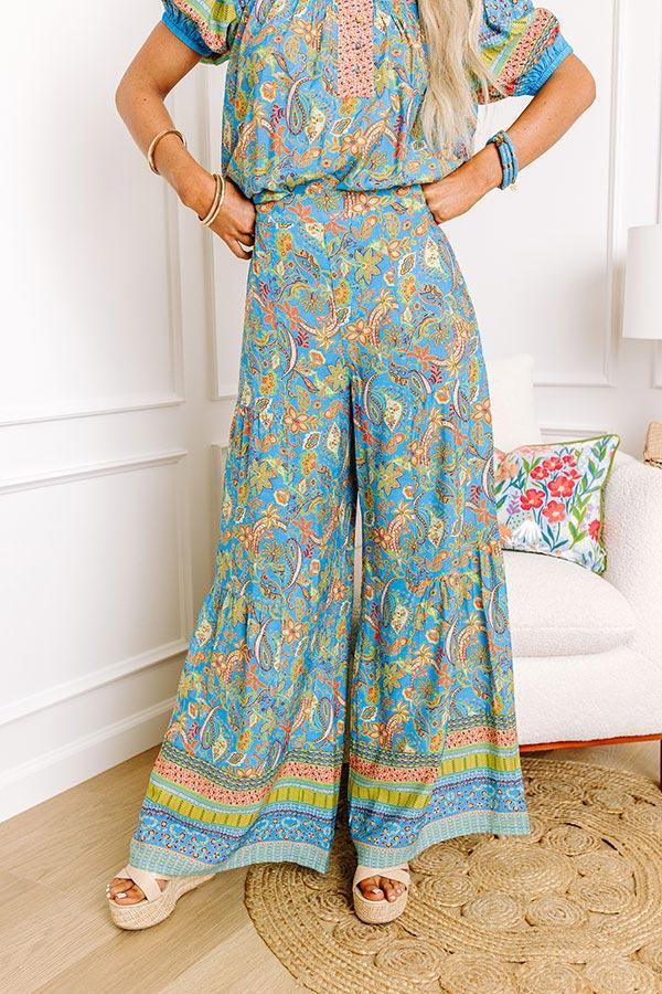 Feeling Boho High Waist Floral Pants Product Image