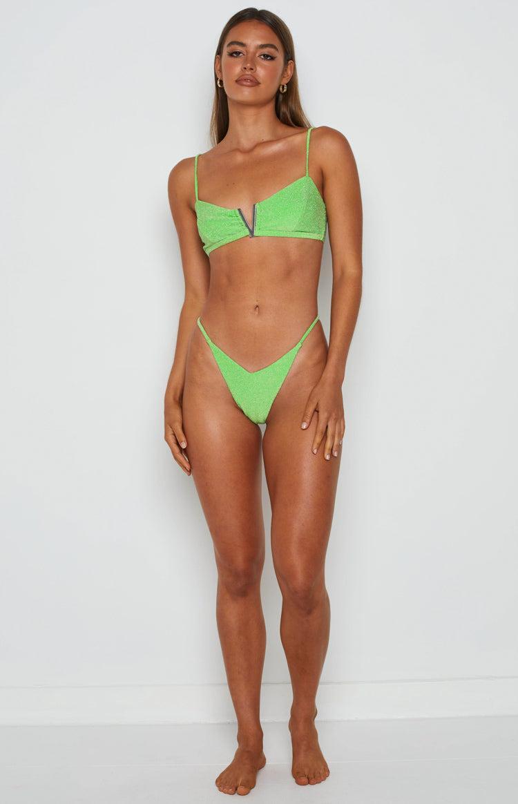 Theo Green Bikini Top Product Image