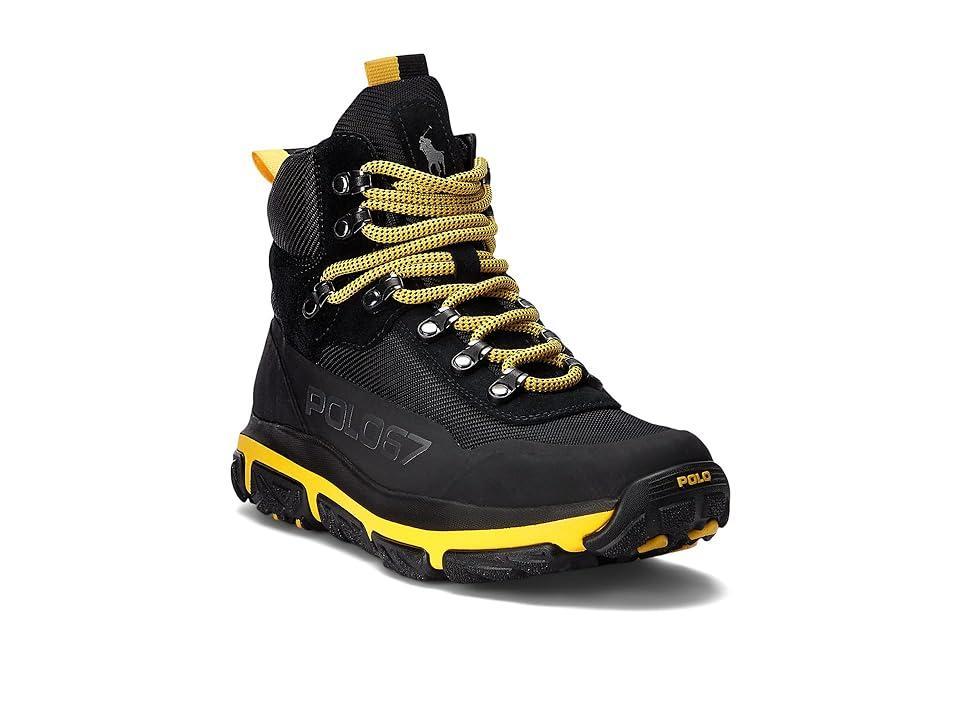 Polo Ralph Lauren Adventure 300 Mid High-Top Sneaker Yellowfin) Men's Shoes Product Image