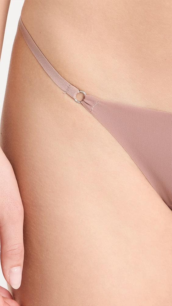 Fleur du Mal Charlotte Lace Seamless String Cheeky Panties | Shopbop Product Image