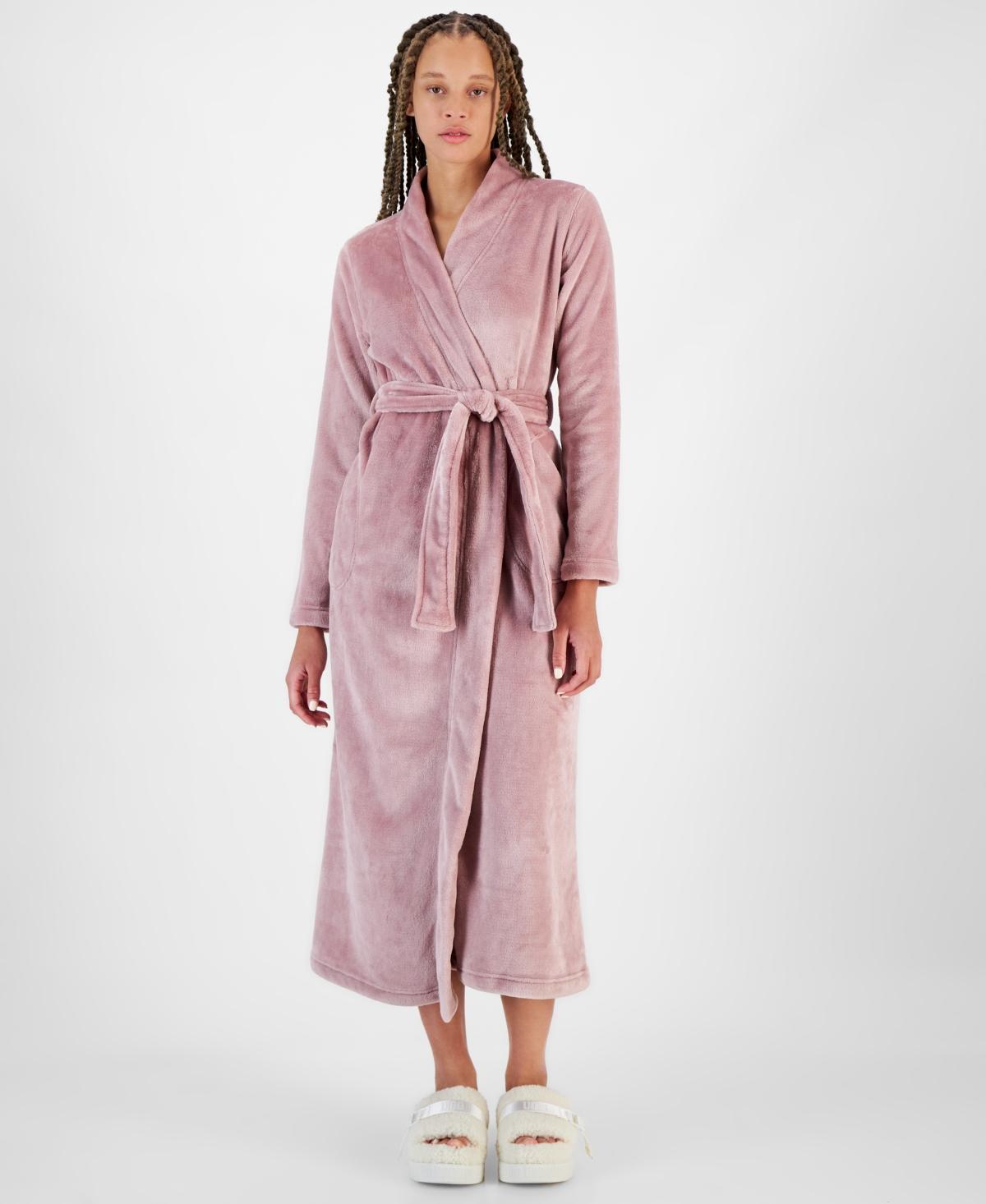 Ugg Womens Marlow Tie-Waist Long-Sleeve Fleece Bath Robe Product Image