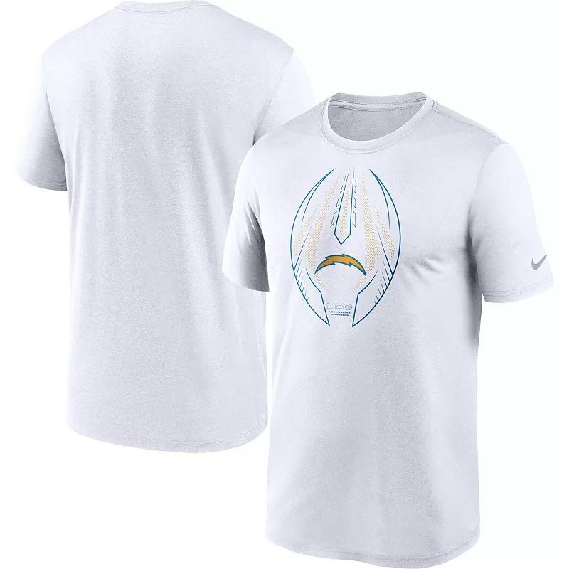 Mens White Los Angeles Chargers Team Legend Icon Performance T-shirt Product Image