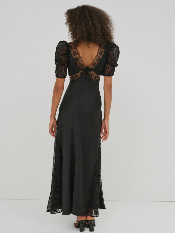 Corinne Maxi Dress — Black Product Image