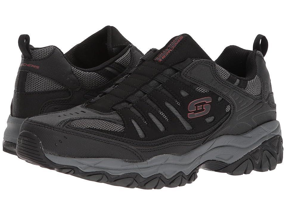 SKECHERS After Burn M. Fit Charcoal) Men's Shoes Product Image