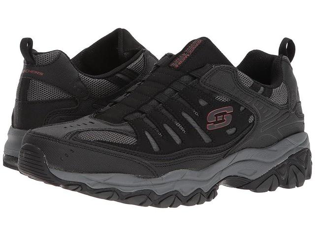 SKECHERS After Burn M. Fit Charcoal) Men's Shoes Product Image