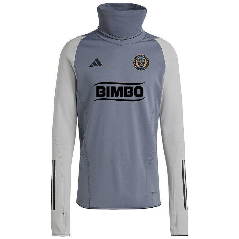 Mens adidas Gray Nashville SC Warm Raglan COLD.RDY Top Product Image