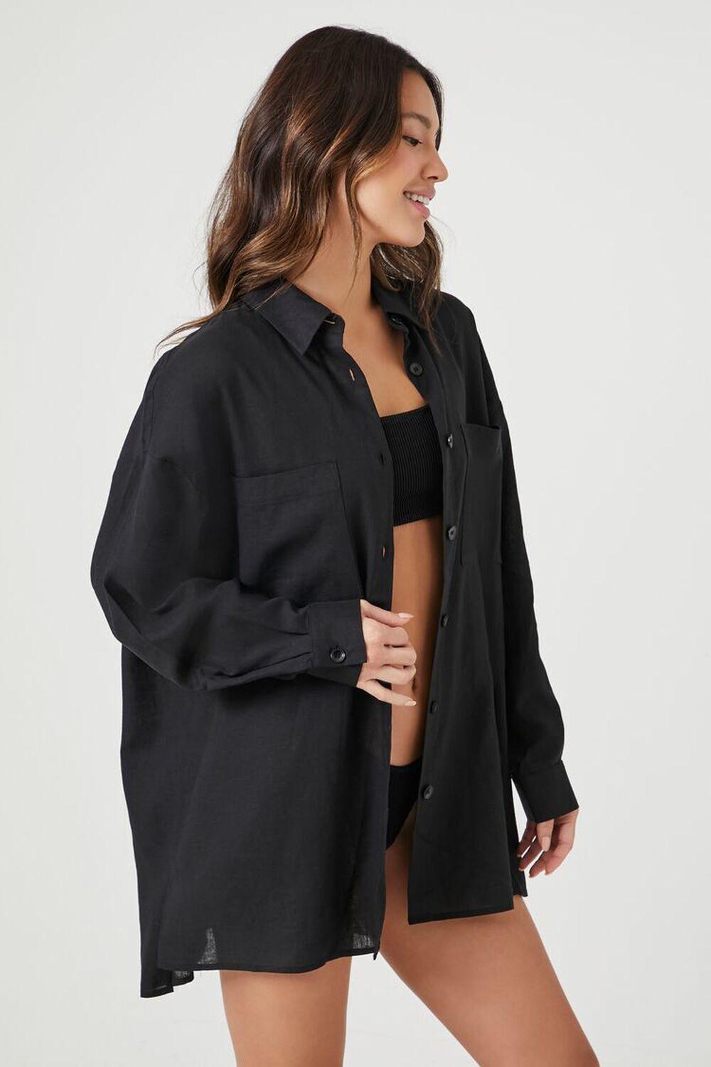 Swim Cover-Up Shirt Dress | Forever 21 Product Image