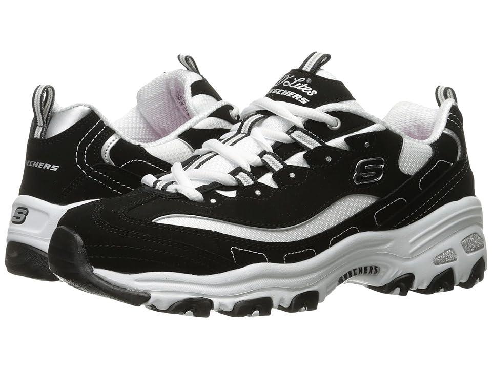 SKECHERS D'Lites - Biggest Fan White) Women's Shoes Product Image