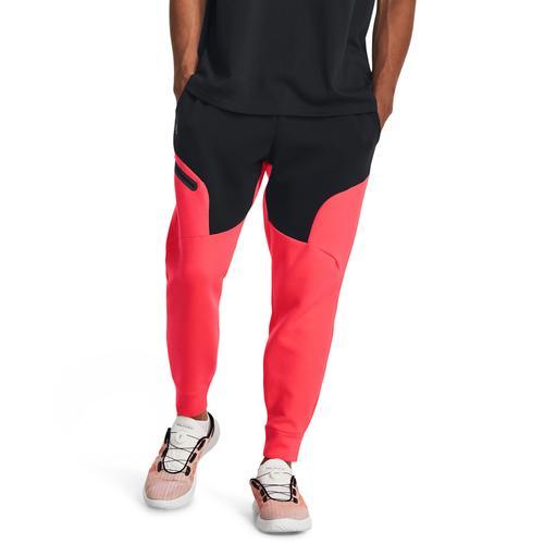 Under Armour Mens Under Armour Unstoppable Fleece Joggers - Mens Black/Beta/Beta Product Image