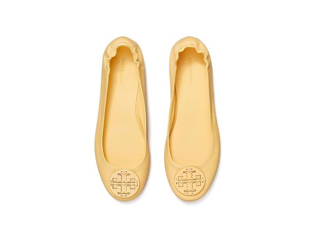 Tory Burch Minnie Travel Ballet Flat (Peach Puff) Women's Shoes Product Image