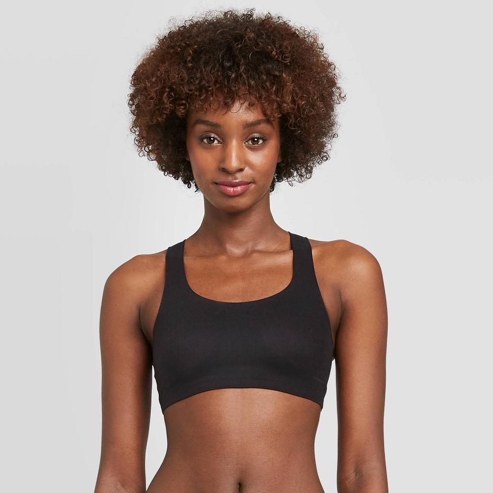 Womens So Soft Unlined Racerback Bralette - Auden Black XS Product Image